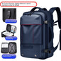 Large Capacity Expansion Multifunctional Vacuum Compression Backpack For Men