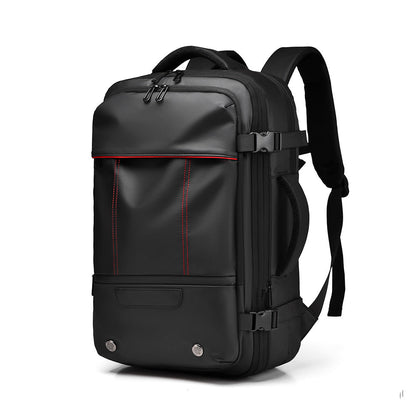 Large Capacity Expansion Multifunctional Vacuum Compression Backpack For Men