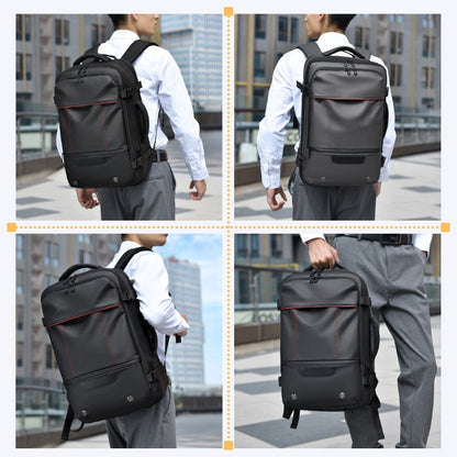 Large Capacity Expansion Multifunctional Vacuum Compression Backpack For Men